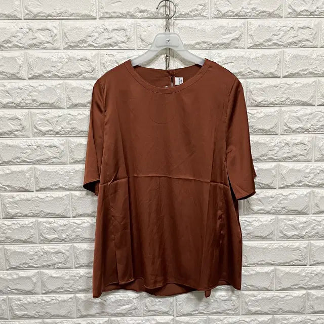 [BUNJANG] Short Sleeve Blouse / 3585) 반팔 블라우스