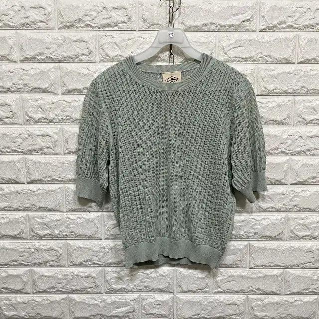 [BUNJANG] Knit T-Shirt / 3590) 반팔 니트티셔츠