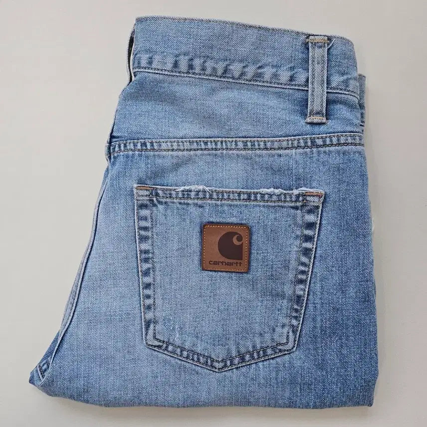 [BUNJANG] Carhartt WIP Cut-Off Denim Shorts / 칼하트WIP 컷오프 데님 쇼츠 반바지
