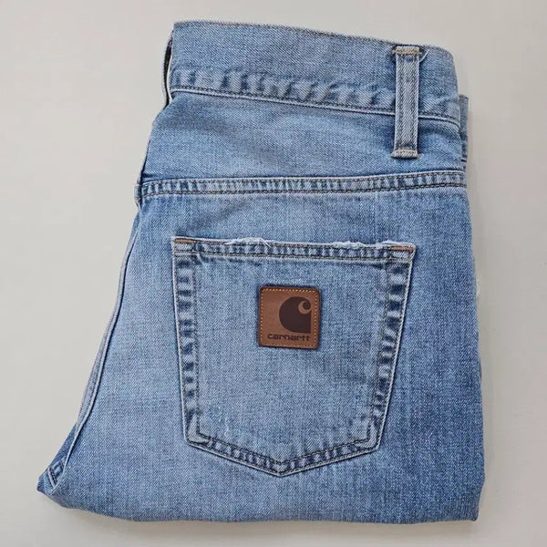 [BUNJANG] Carhartt WIP Cut-Off Denim Shorts / 칼하트WIP 컷오프 데님 쇼츠 반바지