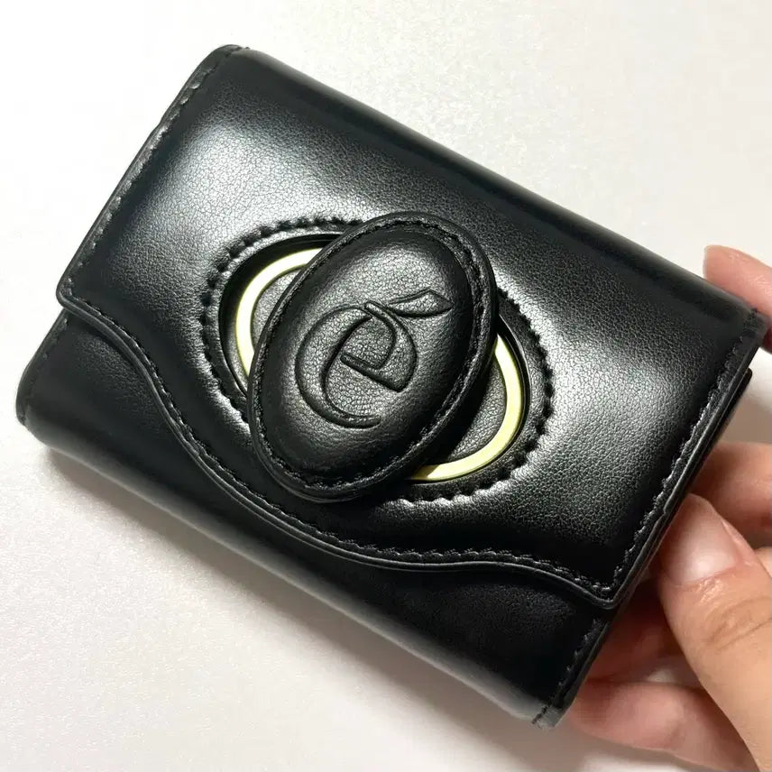 [BUNJANG] Archive Appk Oval Card Bag Black Deep Sleep / 아카이브앱크 오발 카드백 블랙 딥슬립(끈x)