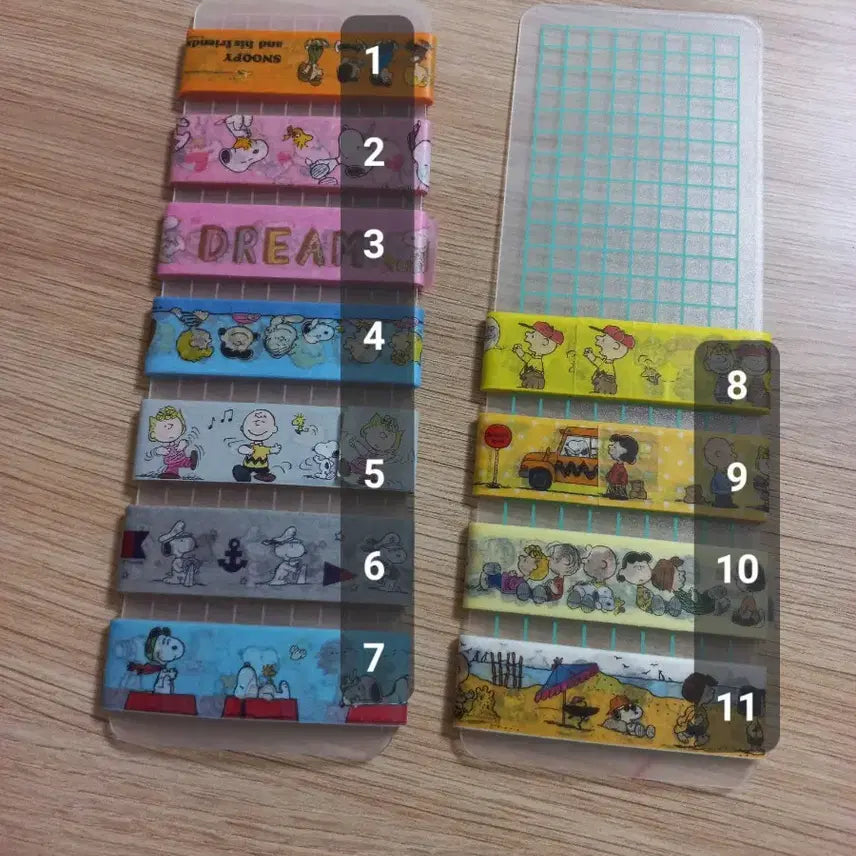 [BUNJANG] Snoopy Peanuts Die-Cut Masking Tape / 스누피 마테컷 마스킹테이프 피너츠