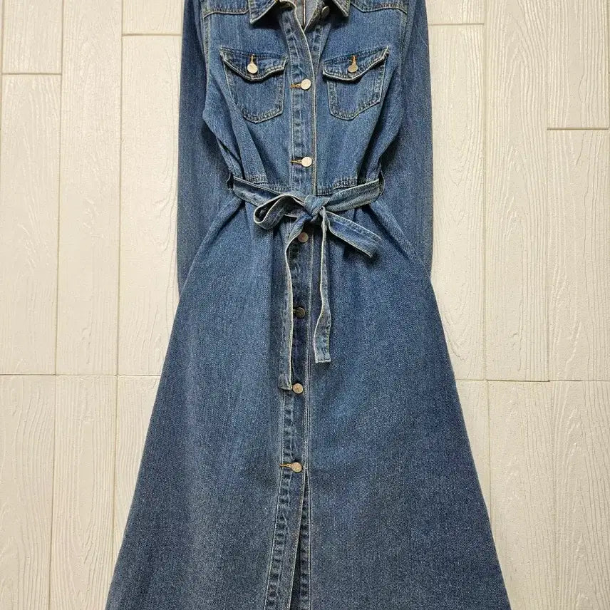 [BUNJANG] Denim Jacket Dress / 데님자켓원피스