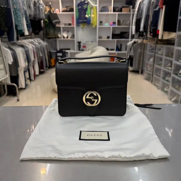 [BUNJANG] Gucci Interlocking GG Small Chain Bag / [리오브전포점] 구찌 인터로킹 GG 스몰 체인백