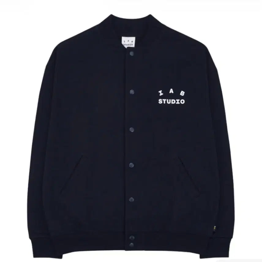 [BUNJANG] Iab Studio Cotton Stadium Jacket Navy / 아이앱 코튼 스타디움 자켓 네이비