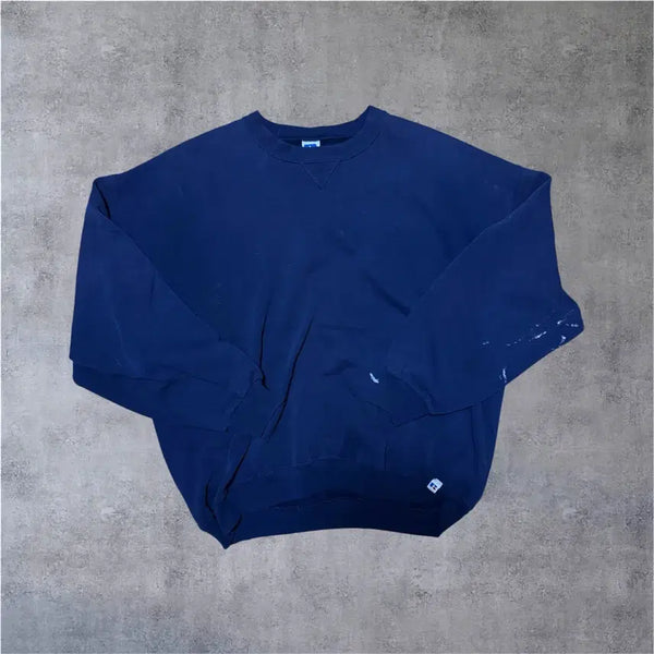 [BUNJANG] 90s Russell Athletic Navy Sweatshirt / 90s 러셀 스웻 네이비