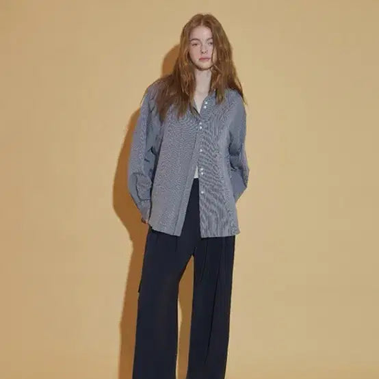 [BUNJANG] ODS Pin-tuck Slacks Navy S New / 오디에스 핀턱 슬랙스 네이비 S 새상품