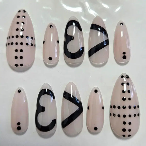 [BUNJANG] Handmade Nude Tone Nail Tips / 선착2명할인[<3 누드톤_수제네일팁] #상점소개글 필독 :)