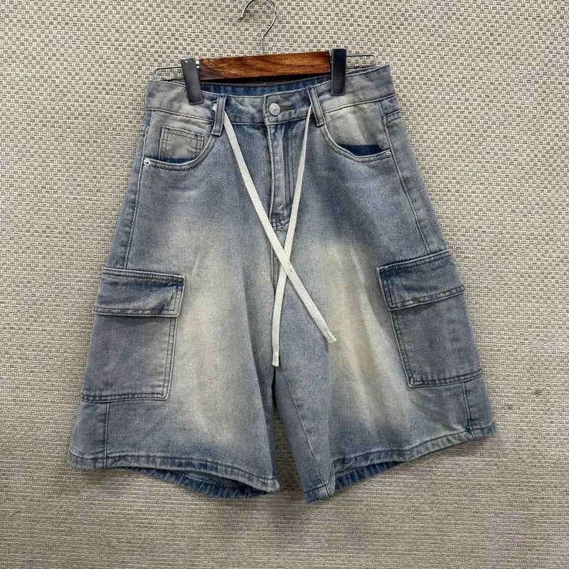 [BUNJANG] Vintage Cargo Denim Shorts / 빈티지 카고 데님 반바지 M D04665