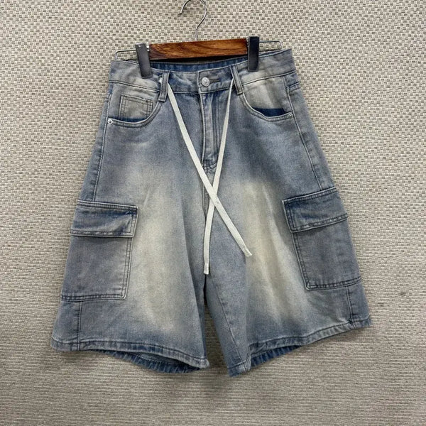 [BUNJANG] Vintage Cargo Denim Shorts / 빈티지 카고 데님 반바지 M D04665