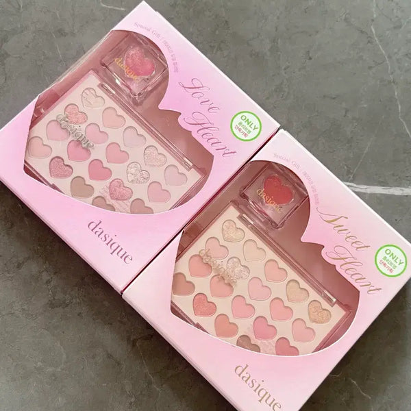[BUNJANG] Dasique Mood Shadow Palette 20 Colors (Sealed) / 미개봉새상품) 데이지크 하트 섀도우 20구