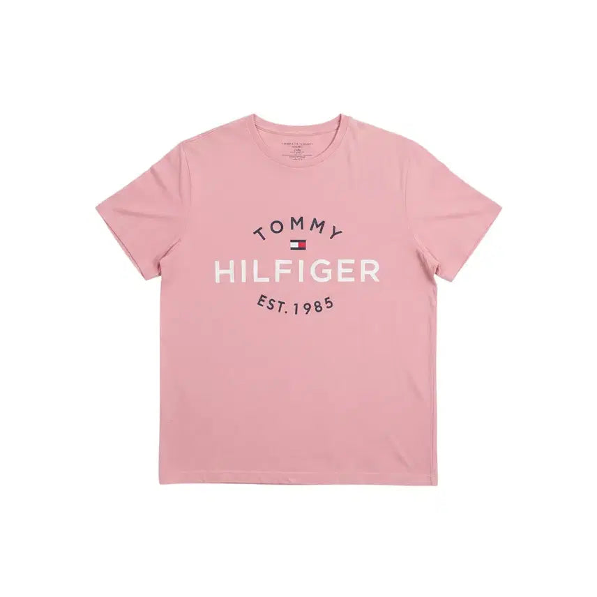 [BUNJANG] Tommy Hilfiger Men's Logo Short Sleeve T-Shirt / 남성S/ 타미힐피거 로고 반팔티셔츠