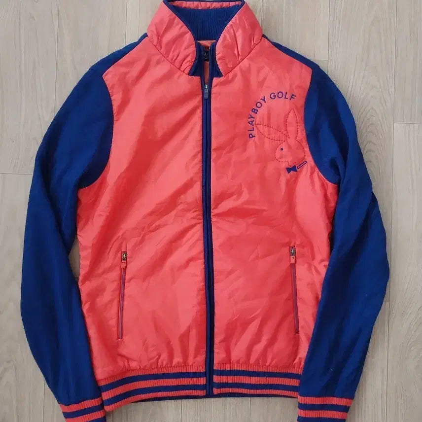 [BUNJANG] Playboy Women's Golf Jacket / 17. 여성 플레이보이 골프쟈켓 골프점퍼 울폴리 혼방 바람막이패딩쟈켓 95