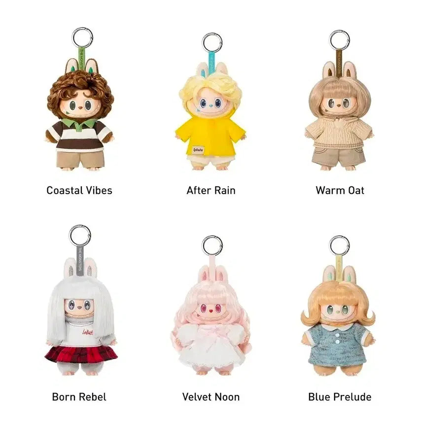 [BUNJANG] Labubu Hair Salon Figure Bundle Set (6 Types) / (정가이하)라부부 헤어살롱 피규어 6종 일괄