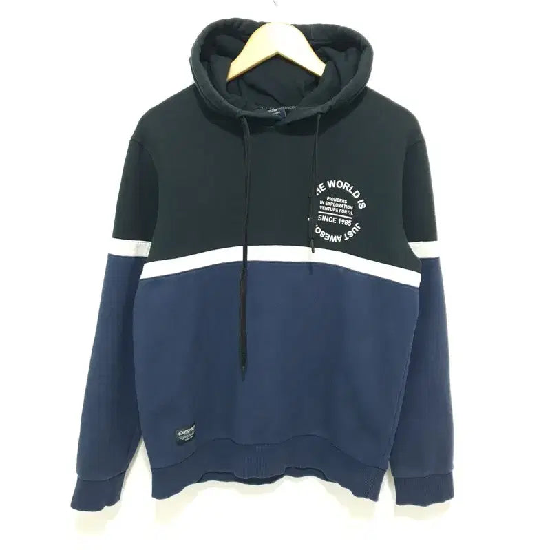 [BUNJANG] Discovery Fleece Hoodie / 디스커버리 기모 후드 티 100
