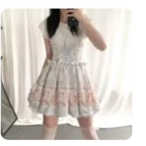 [BUNJANG] Liz Lisa Classic Jumper Skirt / 리즈리사 고전 하나가라 점퍼 스커트 히메 카지 히메갸루 라떼갸루 원피스