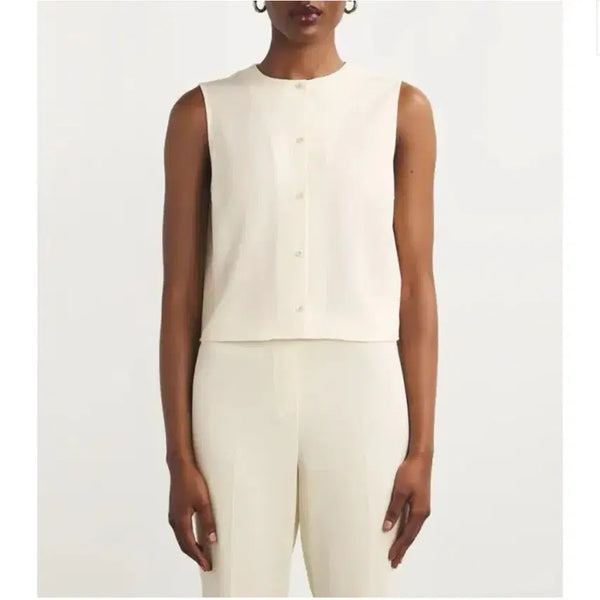 [BUNJANG] Theory Admiral Crepe Shell Top / 띠어리 24년 어드미럴 크레페 쉘 탑 55