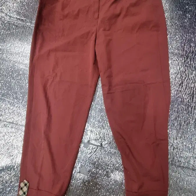 [BUNJANG] Daks Women's 9-part Checkered Hem Cotton Pants / 닥스여성  9부 바지