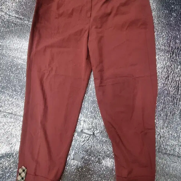 [BUNJANG] Daks Women's 9-part Checkered Hem Cotton Pants / 닥스여성  9부 바지