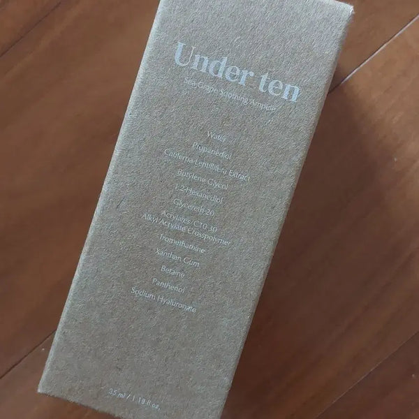 [BUNJANG] Under Ten Sea Grape Soothing Ampoule 35ml / (새제품)언더텐 씨그레이프 수딩 앰플