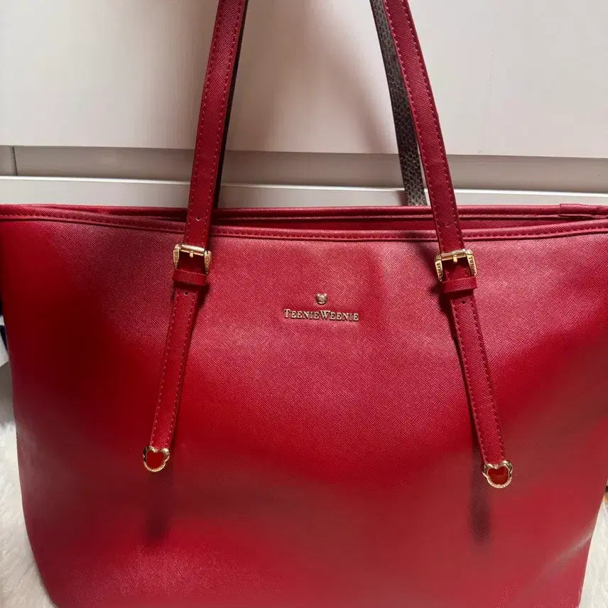 [BUNJANG] Teenie Weenie Tote Bag Red / Teenie Weenie 토트백