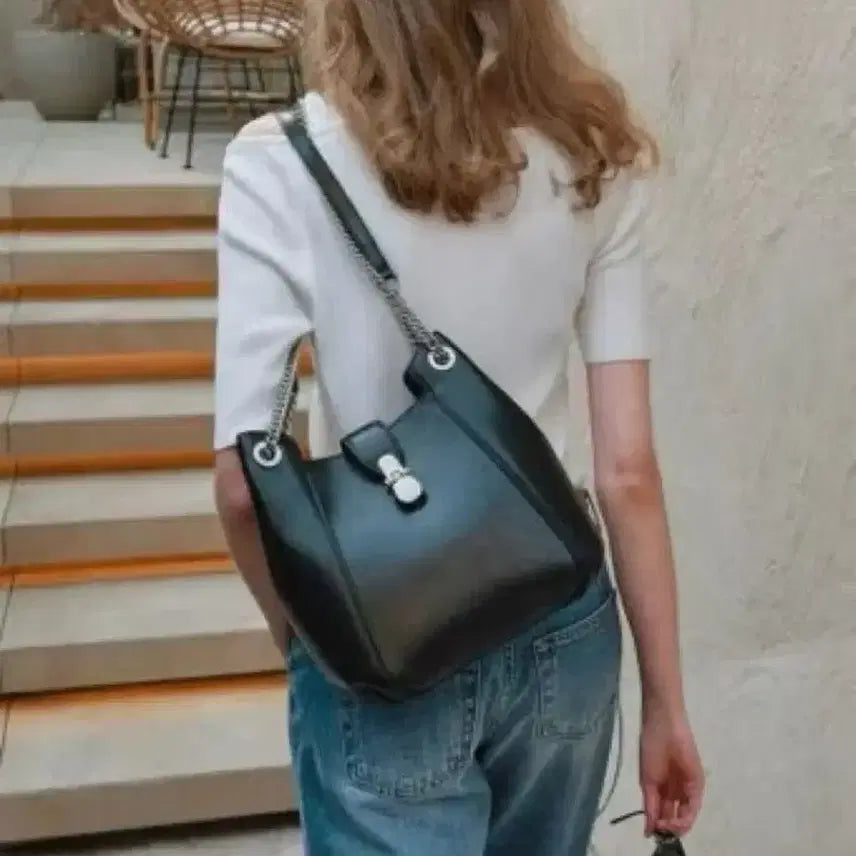 [BUNJANG] L'eau du Sac Sacoche Salti Shoulder Bag / 루에브르 삭드솔티 숄더백 가방 버킷백