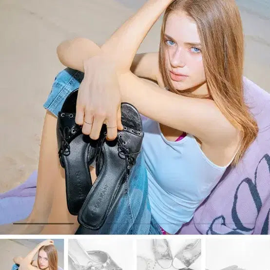 [BUNJANG] Chakaan KINO Eyelet Mule Slippers / 착한구두 키노 아일렛 뮬 슬리퍼