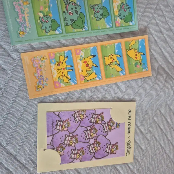 [BUNJANG] Olive Young Metamon Card Sticker / 올리브영 메타몽 카드스티커