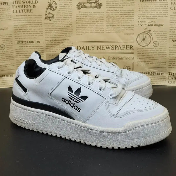 [BUNJANG] Adidas Forum Bold White/Black Sneakers Size 255 / 아디다스 포럼 볼드 흰검 운동화 255
