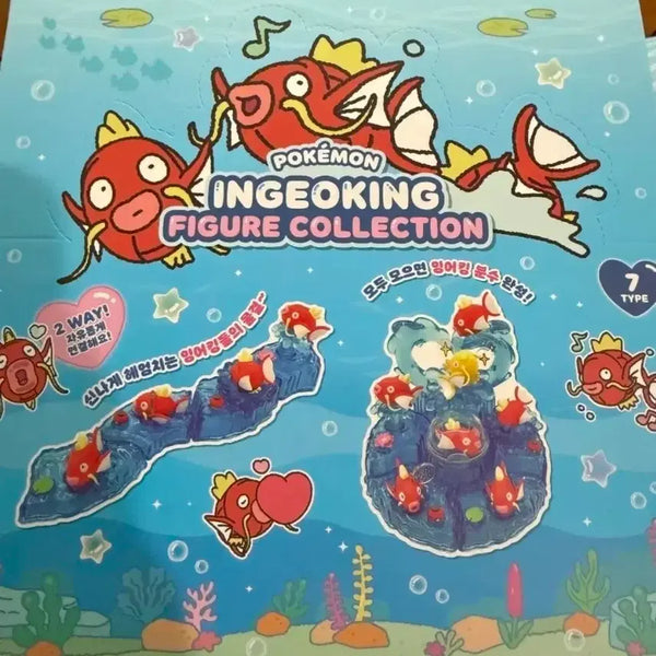 [BUNJANG] Pokemon Magikarp Figure Collection Set (7 Types) / 포켓몬 잉어킹 피규어 컬렉션(7종)