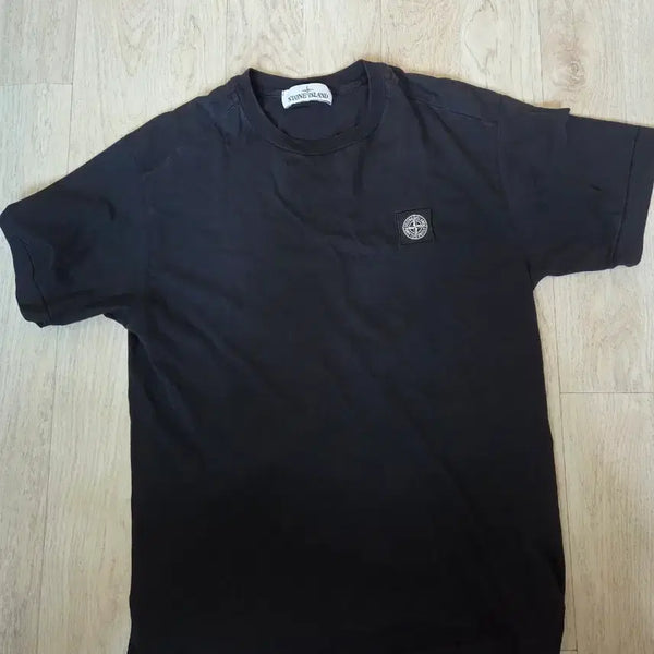 [BUNJANG] Stone Island Short Sleeve T-shirt Black / 스톤아일랜드 반팔 티셔츠 블랙