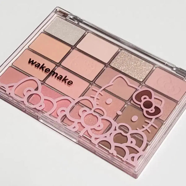 [BUNJANG] WAKEMAKE Hello Kitty Eye Palette 08 Candy Coral Blurring / 웨이크메이크 키티 헬로키티 아이팔레트