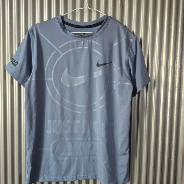 [BUNJANG] Nike Pro Short Sleeve T-Shirt - Blue (M) / M 나이키 프로 반팔 티셔츠 블루
