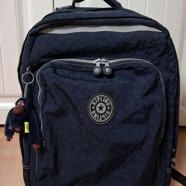 [BUNJANG] Kipling 32L Navy Unisex Backpack / 키플링 백팩 책가방 32리터 네이비색 남여공용