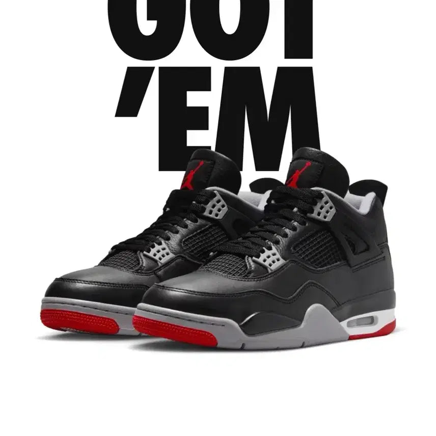 [BUNJANG] Nike Air Jordan 4 Retro Bred Reimagined (285mm) New / 나이키 에어 조던 4 레트로 브레드 리이매진드 285 새상품