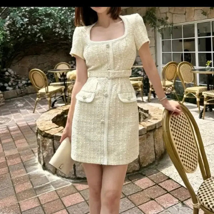 [BUNJANG] Jayji Bless Shop Tweed Dress / 수입의류 트위드원피스(16.9) 제이지 블레스샵