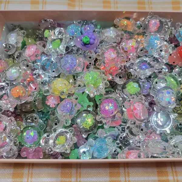 [BUNJANG] Turtle Glitter Beads / 거북이 스쿱마켓