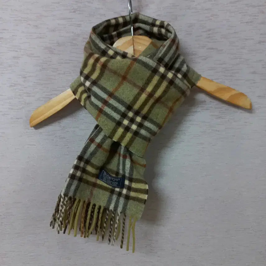 [BUNJANG] Dandyhara 100% Cashmere Plaid Scarf / B8-19/체크 캐시미어 머플러