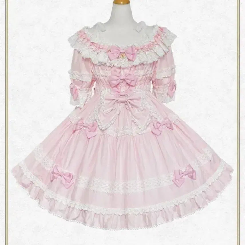 [BUNJANG] Baby The Stars Shine Bright Pink Petit Fraisier Dress Set / 베이비 더 스타 샤인 브라이트 핑크 쁘띠 프레지에 원피스 + 헤도레
