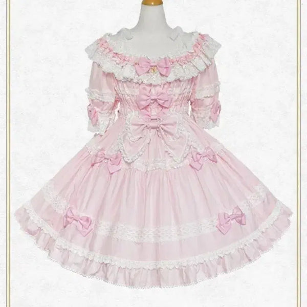 [BUNJANG] Baby The Stars Shine Bright Pink Petit Fraisier Dress Set / 베이비 더 스타 샤인 브라이트 핑크 쁘띠 프레지에 원피스 + 헤도레