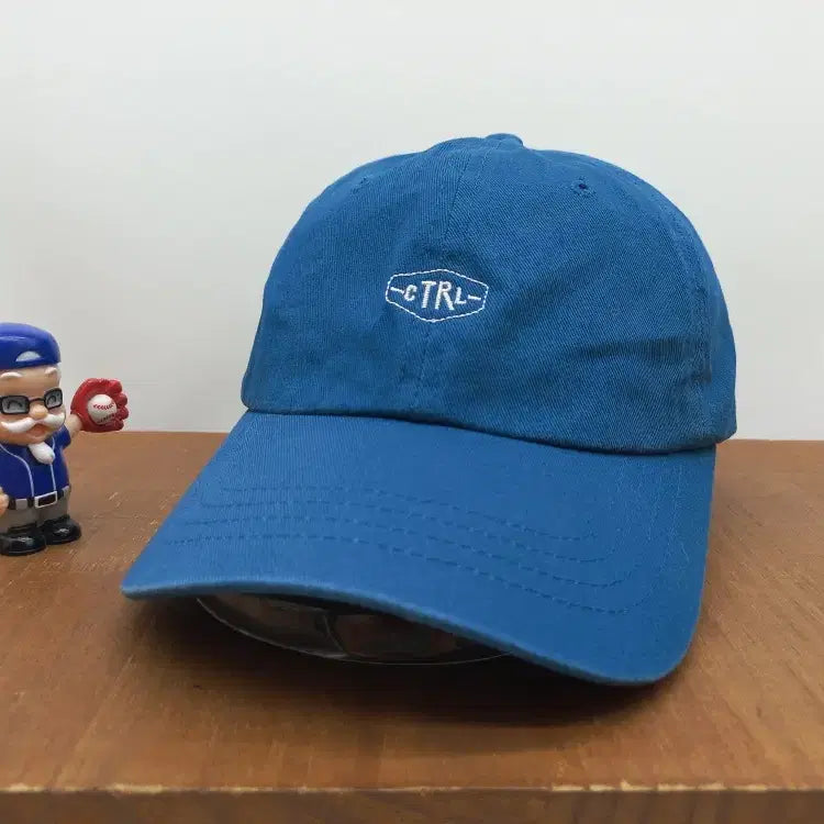 [BUNJANG] UNDERCONTROL Basic Logo Ball Cap Baseball Hat Blue / UNDERCONTROL 언더컨트롤 스트릿 베이직 로고 볼캡 야구모자 블루