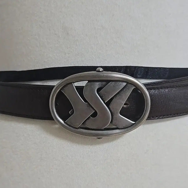 [BUNJANG] Saint Laurent Matte Buckle Belt (98cm) / 컨디션최상/생로랑[정품]/무광버클 벨트