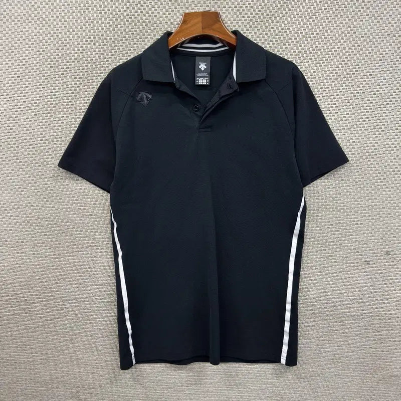 [BUNJANG] Descente Functional Short-Sleeve Polo T-Shirt Size 95 / 데상트 기능성 반팔카라티 95 D04684