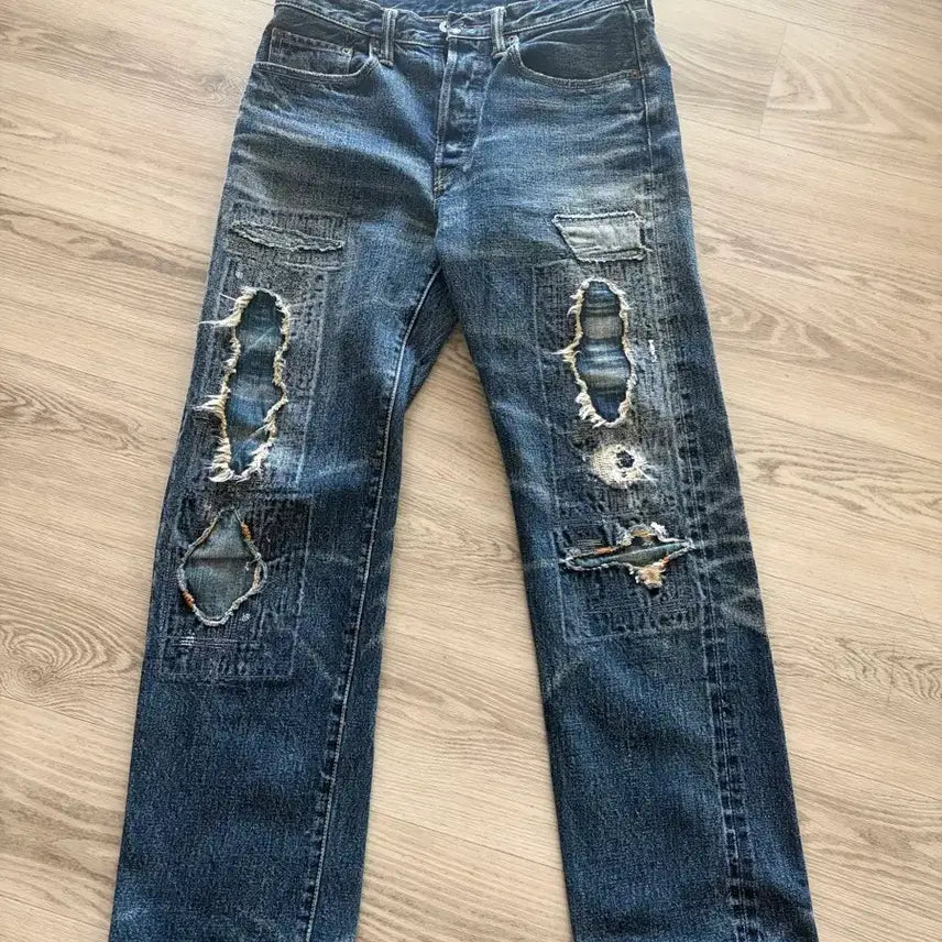 [BUNJANG] Vintage Kapital Borro Denim Jeans / [31]빈티지 캐피탈 보로 데님 진