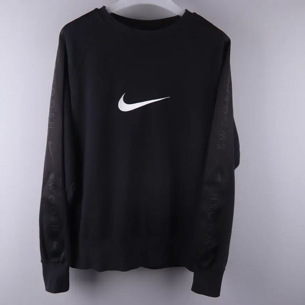 [BUNJANG] Nike Side Swoosh Crew T-Shirt Black (L) / 나이키 사이드 스우시 크루 티셔츠 블랙 (L) 5374