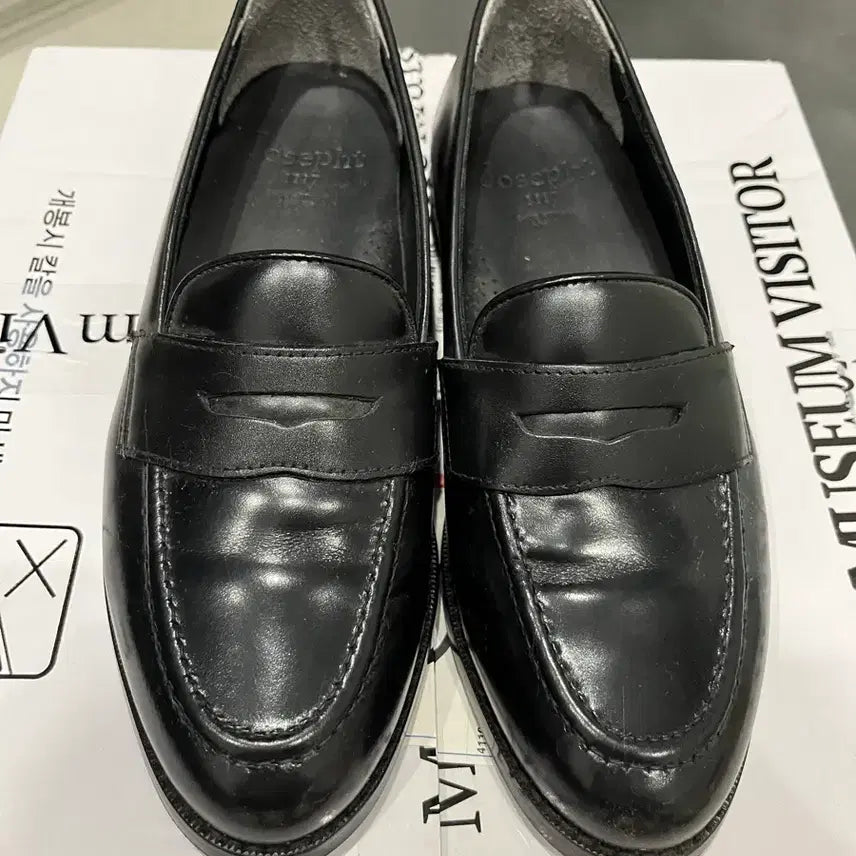 [BUNJANG] Josett Daniel Loafers Black 245 / 조셉트 다니엘 로퍼 블랙 245
