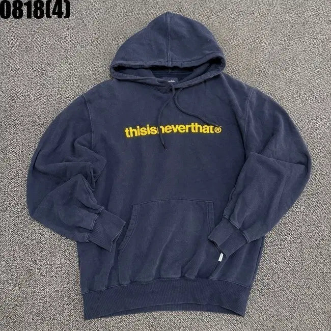 [BUNJANG] Thisisneverthat Navy Hooded Sweatshirt L / 디스이즈네버댓 후드티 네이비 L 0818