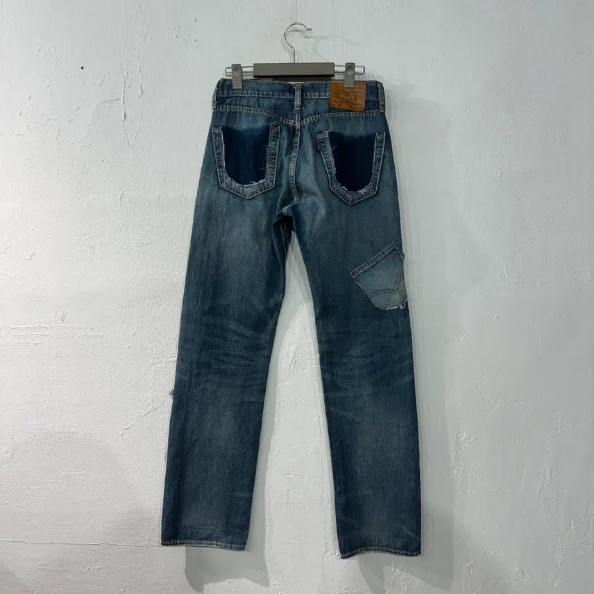 [BUNJANG] Levi's 505 Remake Denim Jeans Size 29 / 리바이스505 리메이크 데님 청바지 29