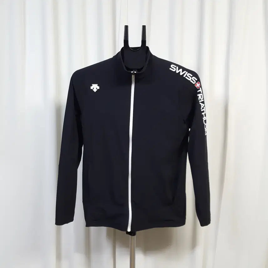 [BUNJANG] Descente Men's Functional Jersey Jacket Black 95 / 데상트 남성 기능성 져지 자켓 블랙 95 오일장