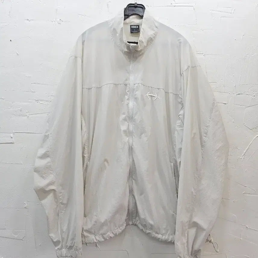 [BUNJANG] HDEX Men's Lightweight Nylon Windbreaker Smoky White L / 에이치덱스(HDEX 남성 얇은 나일론 바람막이 L